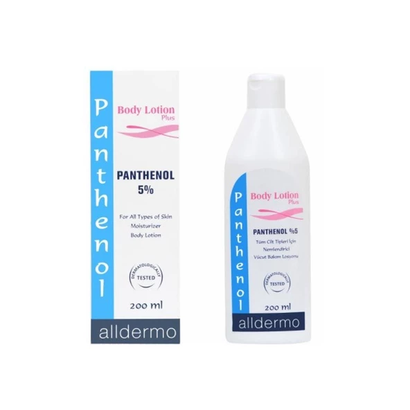 Alldermo Panthenol Body Losyon 200 ml ürün görseli