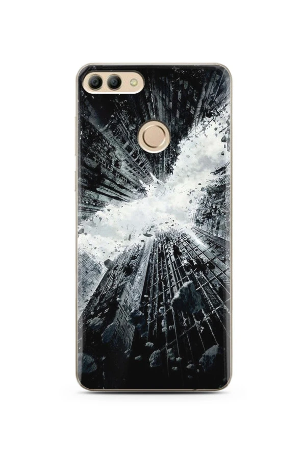 Gökdelen Tasarım Süper Şeffaf Silikon Telefon Kılıfı Huawei Y9 2018