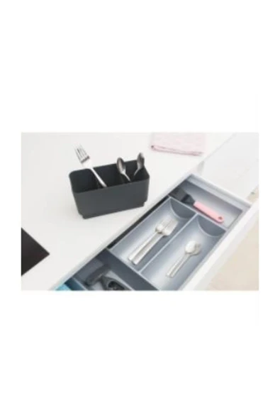 Brabantia Dark Grey Küçük Bulaşıklık Siyah (8710755117268) - Resim 3