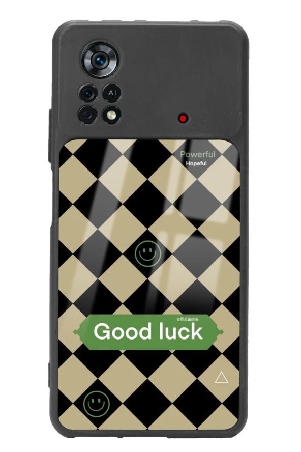 Xiaomi Poco X4 Pro Good Luck Tasarımlı Glossy Telefon Kılıfı