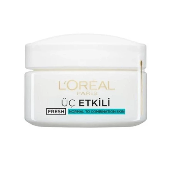L'Oreal Paris 3 Etkili Nemlendiricili Jel Krem Normal ve Karma Ciltler İçin 50 ml - Resim 2