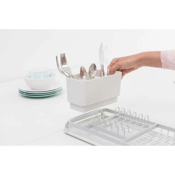Brabantia Light Grey Küçük Bulaşıklık Beyaz - 2