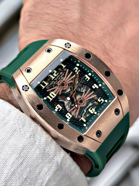 Jg. Polo Clup JPC.1223 14770.05 Silikon Kordon Otomatik Erkek Kol Saati ürün görseli