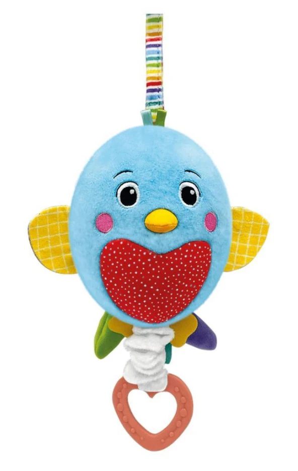Baby Clementoni Müzikli Peluş Kuş Soft Bird 17794