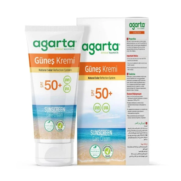 Agarta Doğal Spf 50+ Güneş Kremi 100 Ml 8699943342562