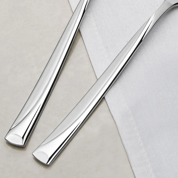 Nehir Fiesta Saten 30 Parça Aile Çatal Kaşık Takımı - 3