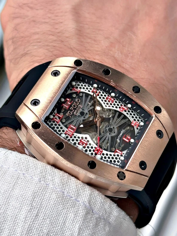 Jg. Polo Clup JPC.1223 14770.01 Silikon Kordon Otomatik Erkek Kol Saati ürün görseli