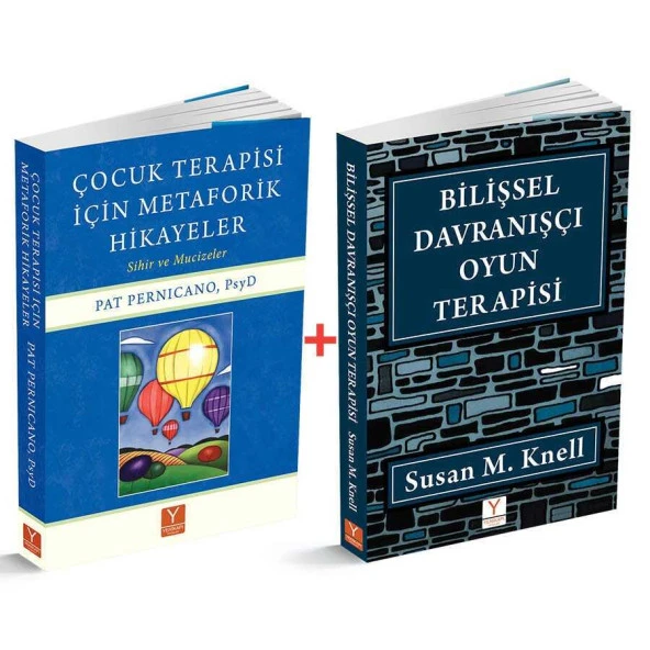 Bilişsel Davranışcı Oyun Terapisi + Çocuk Terapisi İçin Metaforik Hikâyeler, 2'li Set "Kitap söyleşisi hediyeli"