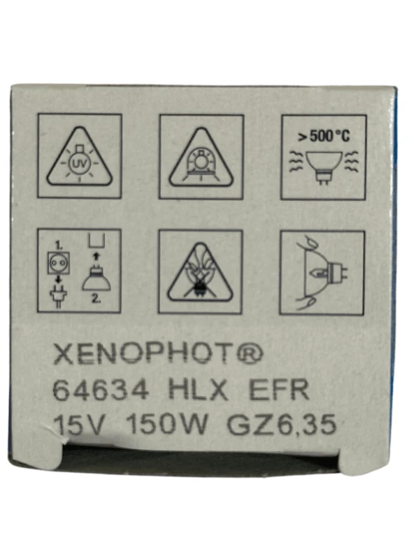 Osram 64634 15V 150W HLX EFR GZ6,35 Duylu Slit Çanak Ampul (10 Adet) - Resim 3