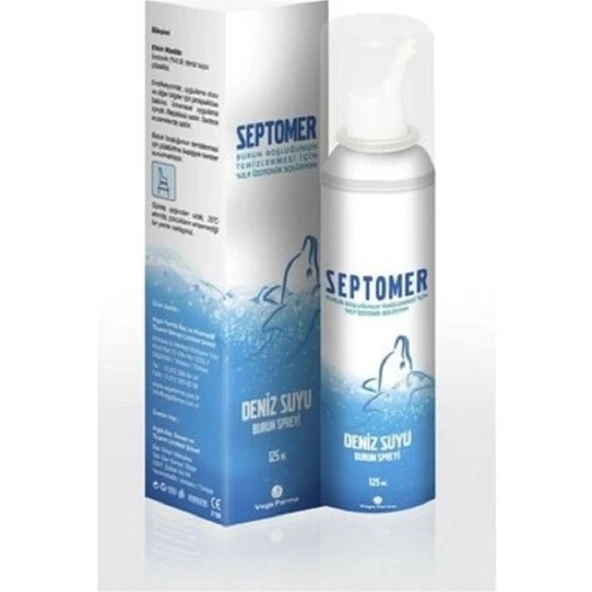 Septomer Deniz Suyu Burun Spreyi 125 ml