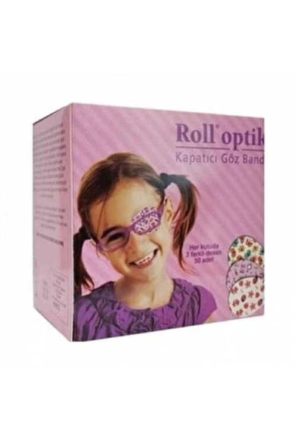 Roll Optik Kız Çocuk Göz Pedi 100'lü