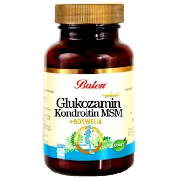 Balen Glukozamin & Kondroitin & MSM & Boswellia 1200 mg 60 Tablet ürün görseli