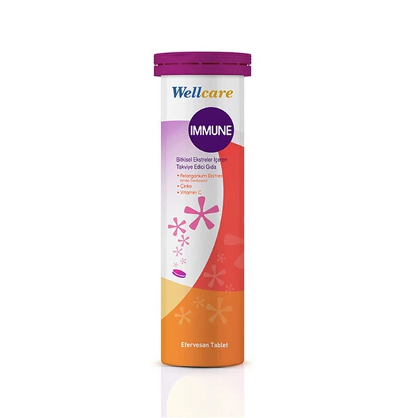 Wellcare Immune Pelargonium 15 Efervesan Tablet ürün görseli