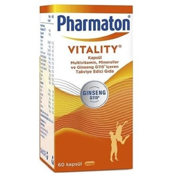 Pharmaton Vitality 60 Kapsül ürün görseli