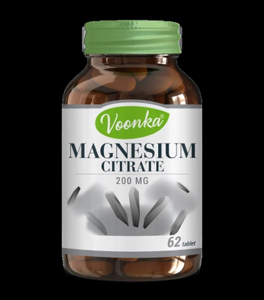Voonka Magnesium Citrate 200 mg 62 Kapsül ürün görseli