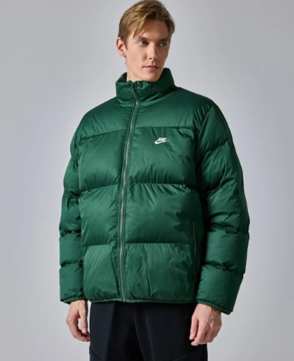 Nike Sportswear Club Puffer Erkek Yeşil Mont FB7368323
