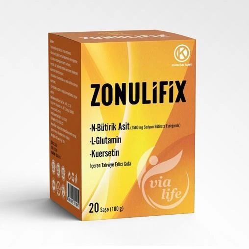 Zonulifix N-Bütirik Asit, L-Glutamin, Kuersetin 20 Şase - 3