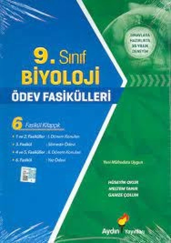 9. Sınıf Biyoloji Ödev Fasikülleri Aydın Yayınları