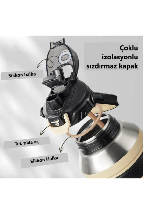 Tkk Termos Çelik 1000 ML T2031 - Resim 2