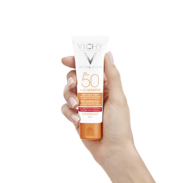 Vichy Ideal Soleil SPF50 Anti Ageing Care Cream 50 ml - 6