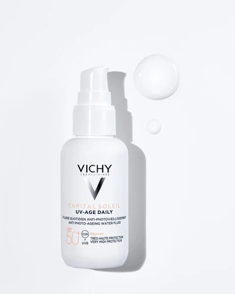 Vichy Capital Soleil Uv-Age Fluide Solaire Anti-Âge Teinté Sfp50+ - 10