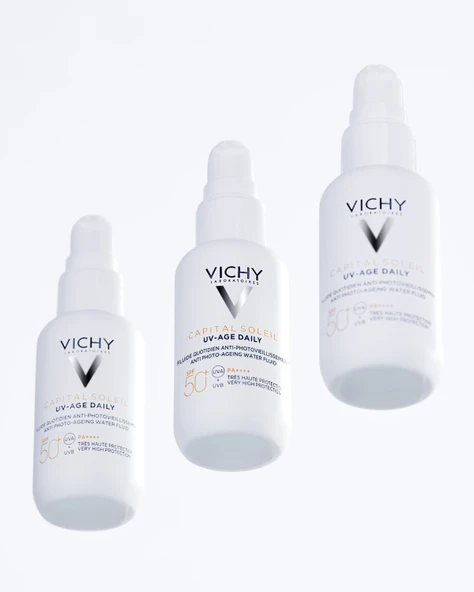 Vichy Capital Soleil Uv-Age Fluide Solaire Anti-Âge Teinté Sfp50+ - 5