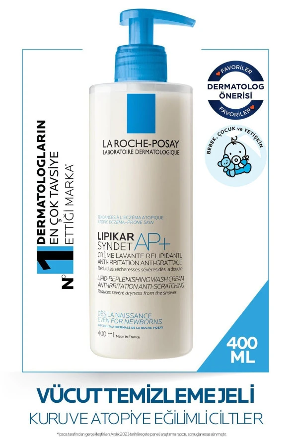 La Roche-Posay Lipikar Syndet Ap + 400 ml