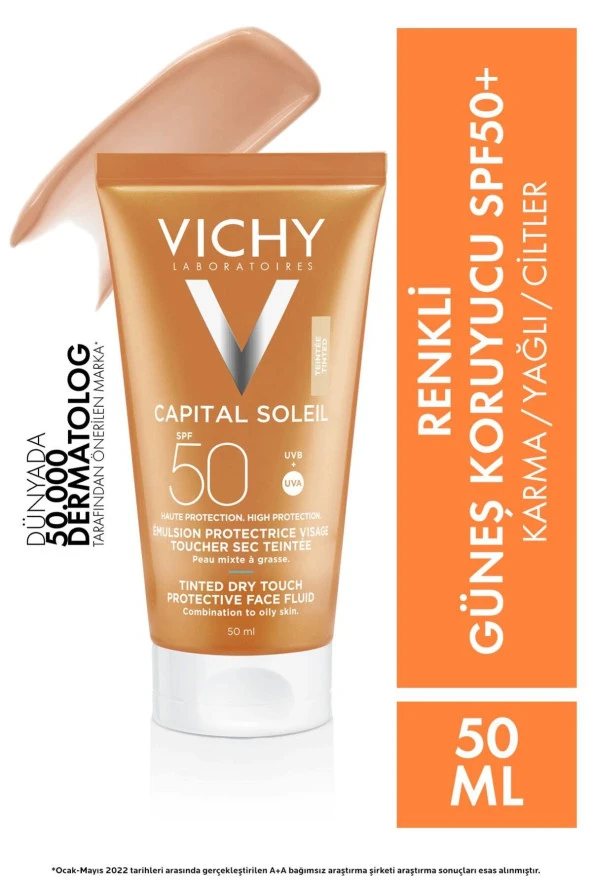 Vichy Capital Soleil Spf 50+ Güneş Kremi 50 ml