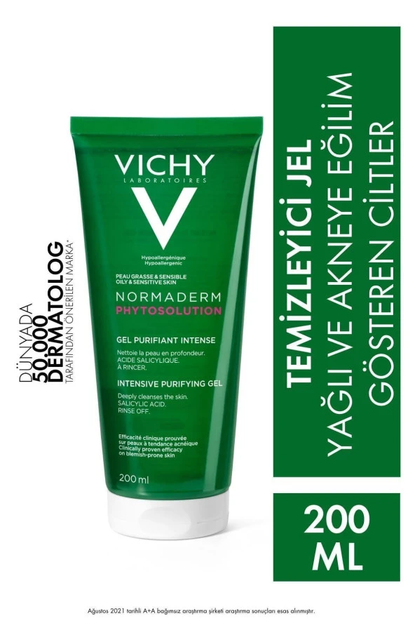 Vichy Normaderm Phytosolution Yüz Temizleme 200 ml