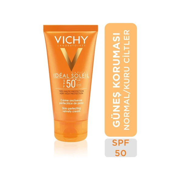 Vichy Ideal Soleil Spf50+ Velvety Güneş Kremi 50 ml