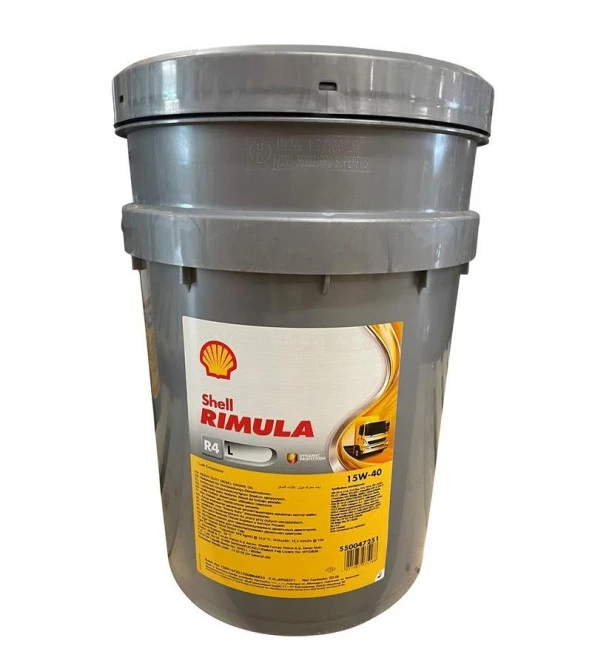 SHELL RİMULA R4 L 15W40 KOVA 20 L - API CK-4 CJ-4 VOLVO VDS4.5 MANN M 3775