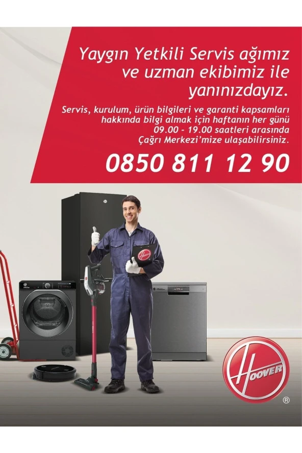 Hoover Ndph11a2tcbexs17 11 Kg Wi Fi + Bluetooth Bağlantılı Isı Pompalı Kurutma Makinesi - 4