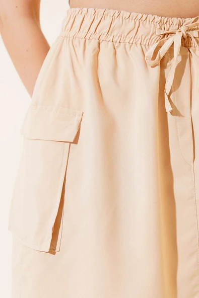 Kargo Cep Etek Latte - Resim 4