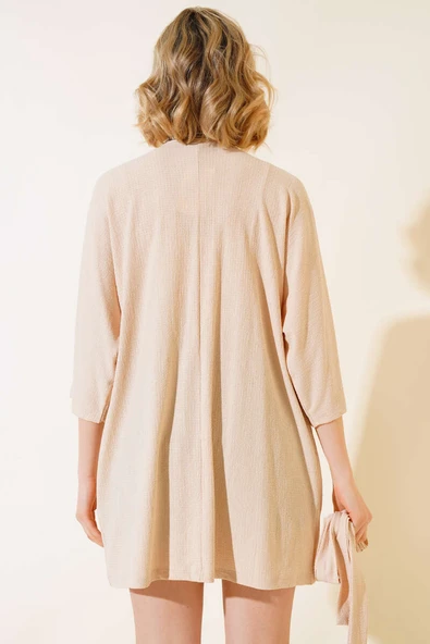 Kırınkıl Kimono Bej - 3