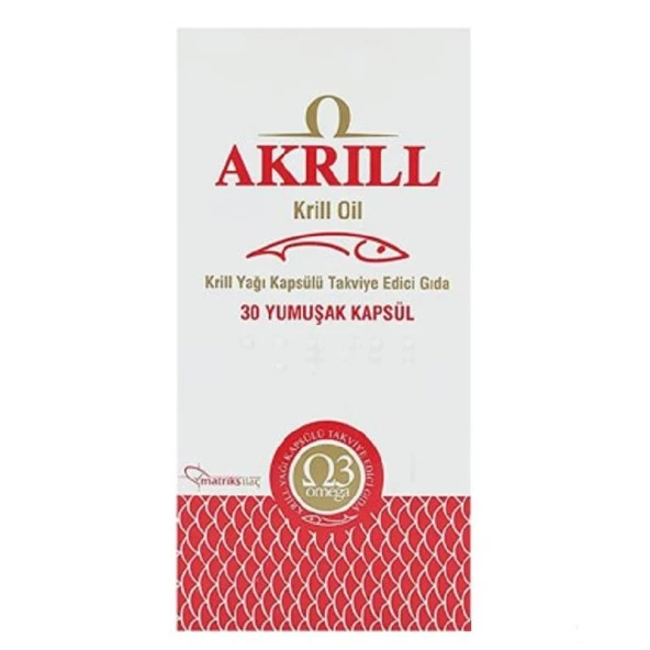 Akrill Krill Oil 30 Kapsül ürün görseli