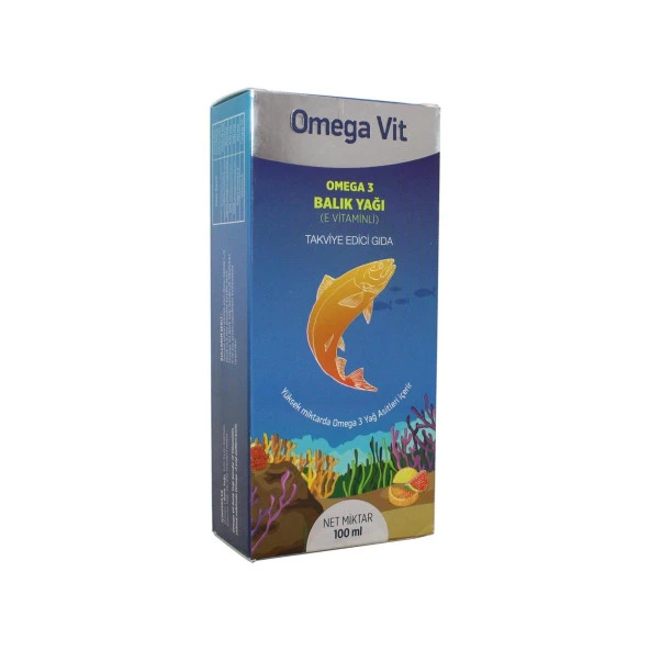 Omega Vit Plus+ Balık Yağı Şurubu Portakal Aromalı 100 ml ürün görseli