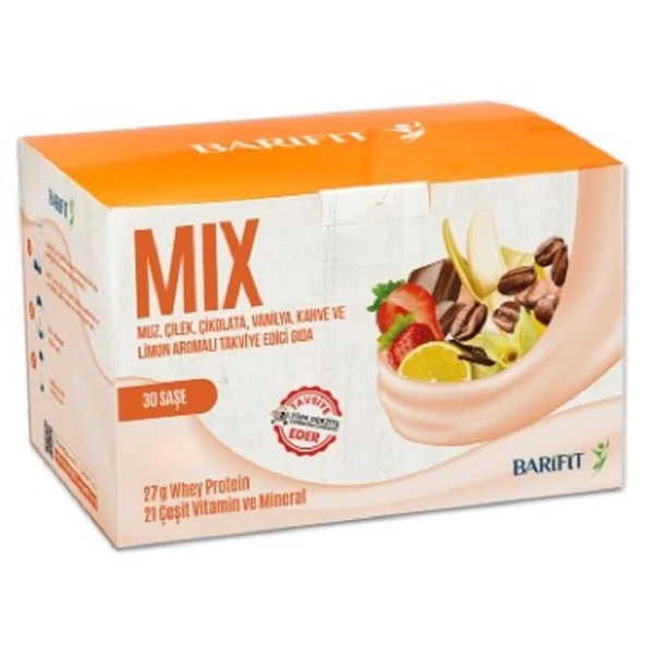 Barifit Protein Tozu Mix Paket 30'lu