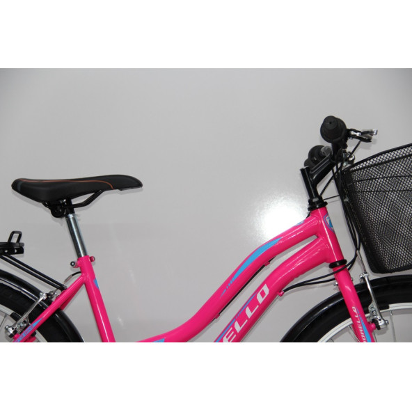 Dorello Pembe 26 Jant Bisiklet Dorello Bisiklet 2650 Bisiklet Çamurluğu Sepetli Bisiklet Pembe Bisiklet - 5