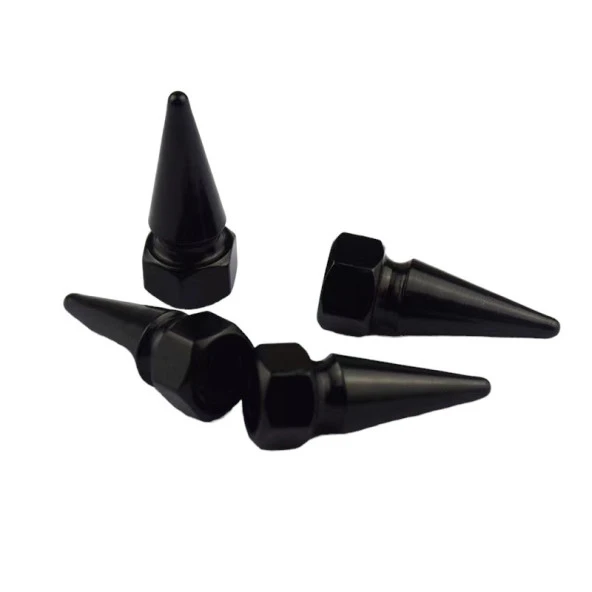 Sivri uçlu sibop kapağı-uzun siyah / JTSK45 ürün görseli