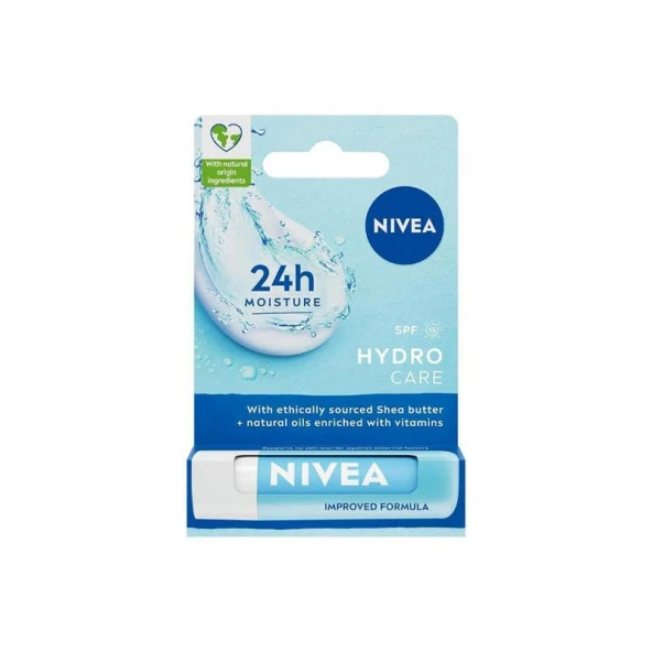 Nivea Hydro Care Spf15 Dudak Bakım Kremi 4.8 gr