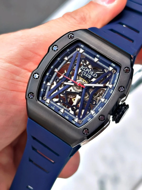 Jg. Polo Clup Silikon Kordon Erkek Kol Saati - Resim 2