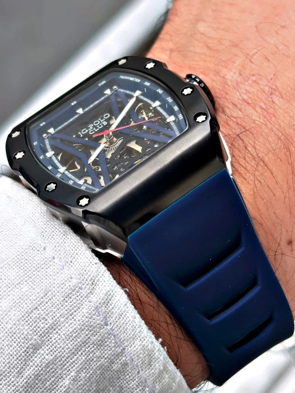 Jg. Polo Clup Silikon Kordon Erkek Kol Saati - Resim 3