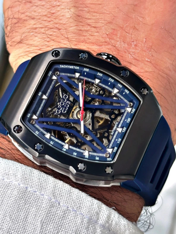 Jg. Polo Clup Silikon Kordon Erkek Kol Saati - Resim 6