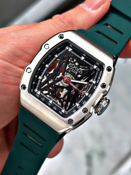 Jg. Polo Clup JPC.1023.116114.3 Silikon Kordon Erkek Kol Saati - Resim 4