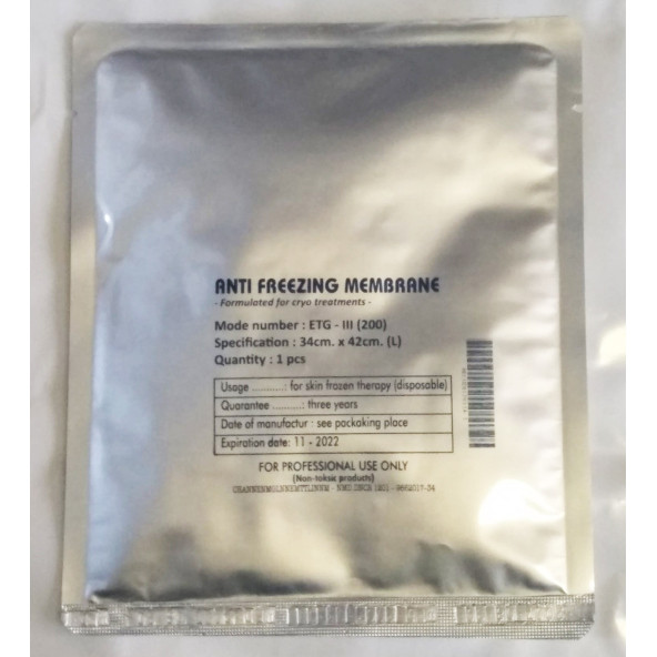 Soğuk Lipoliz Membranı Büyük Boy 40/40 cm 1 adet