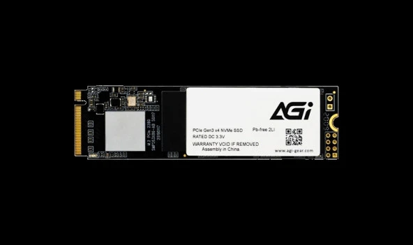 AGI 512 GB NVMe M.2 SSD 3500MB/s Okuma / 3100MB/s Yazma