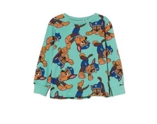 Paw Patrol Uzun Kol Mevsimlik Çocuk Tişört / Pijama Üst - 5