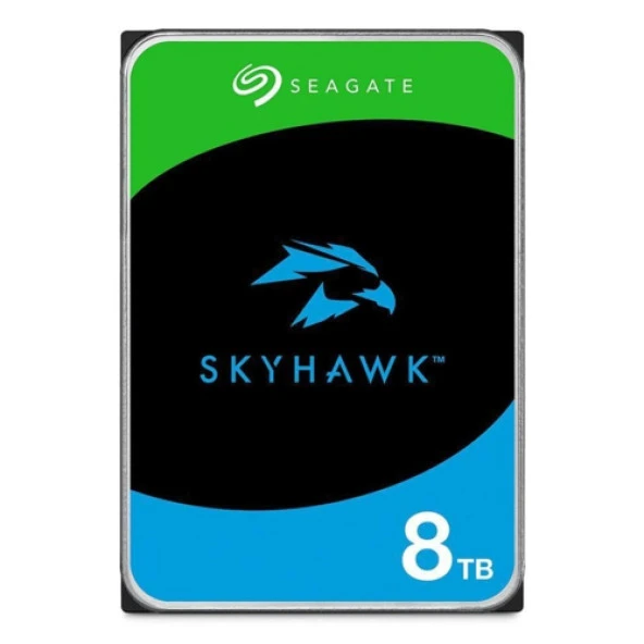 Seagate SKYHAWK ST8000VX010 3.5" 8TB 256MB 5400RPM SATA3 Güvenlik Sabit Disk