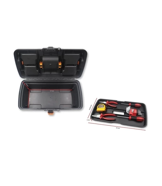 Ceta Form A27-16pl 16" Plastik Takım Çantası Boş - Resim 4