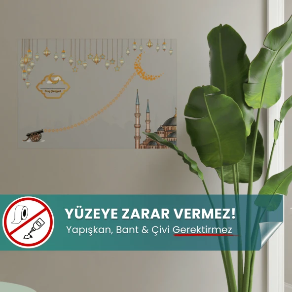 Ramazan Planlayıcı, Yapışkansız Tutunan Akıllı Kağıt, Oruç Takip Çizelgesi, Tarihsiz Planlayıcı